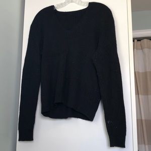 Black cashmere sweater